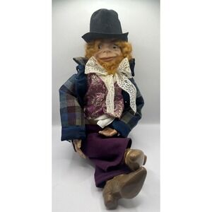 Vintage Lucille Garrard Leprechaun St Patrick's 1980 Porcelain Doll RARE Irish